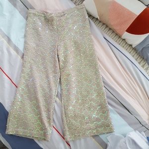 Anthropologie Sequin Showstopper wide leg pants